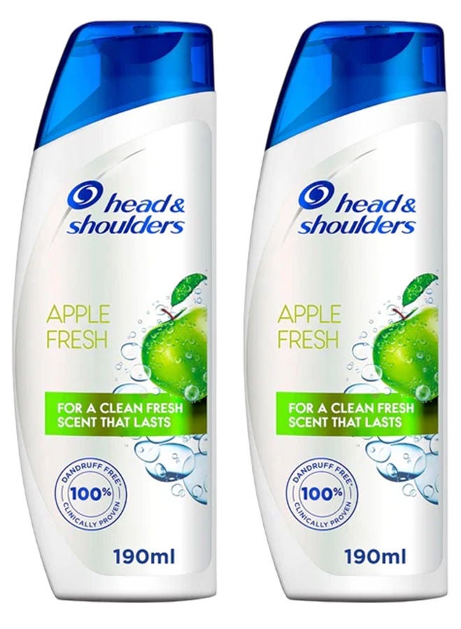 Apple Fresh Shampoo 2x190ml